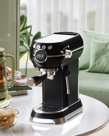 20Bar Compact Espresso Machine with Milk Frother, 27oz Removable Water Tank for Small Spaces
