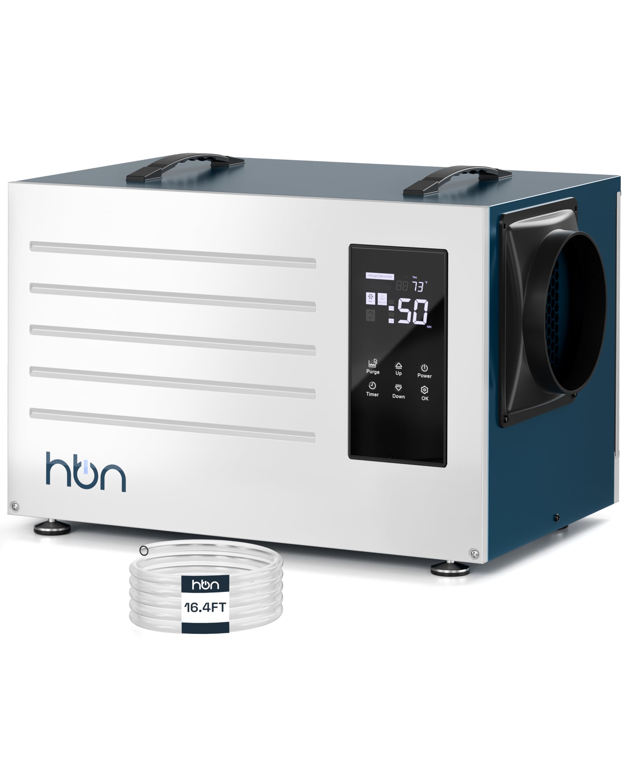 Crawl space Dehumidifier 125 Pints with Pump and Drain Hose, Industrial Dehumidifier for Basement and Commercial up to 5900 Sq. Ft
