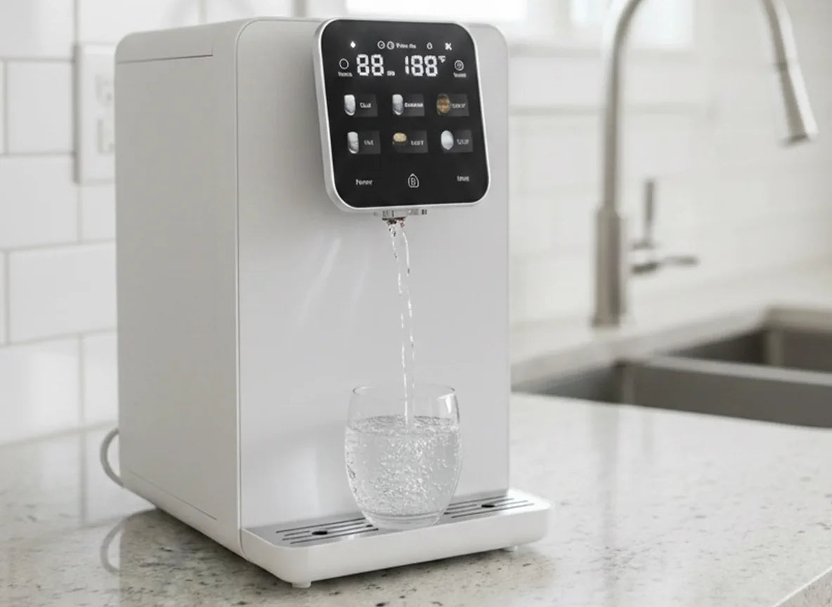 countertop water purifier dispenser providing clean and fresh drinking water at home