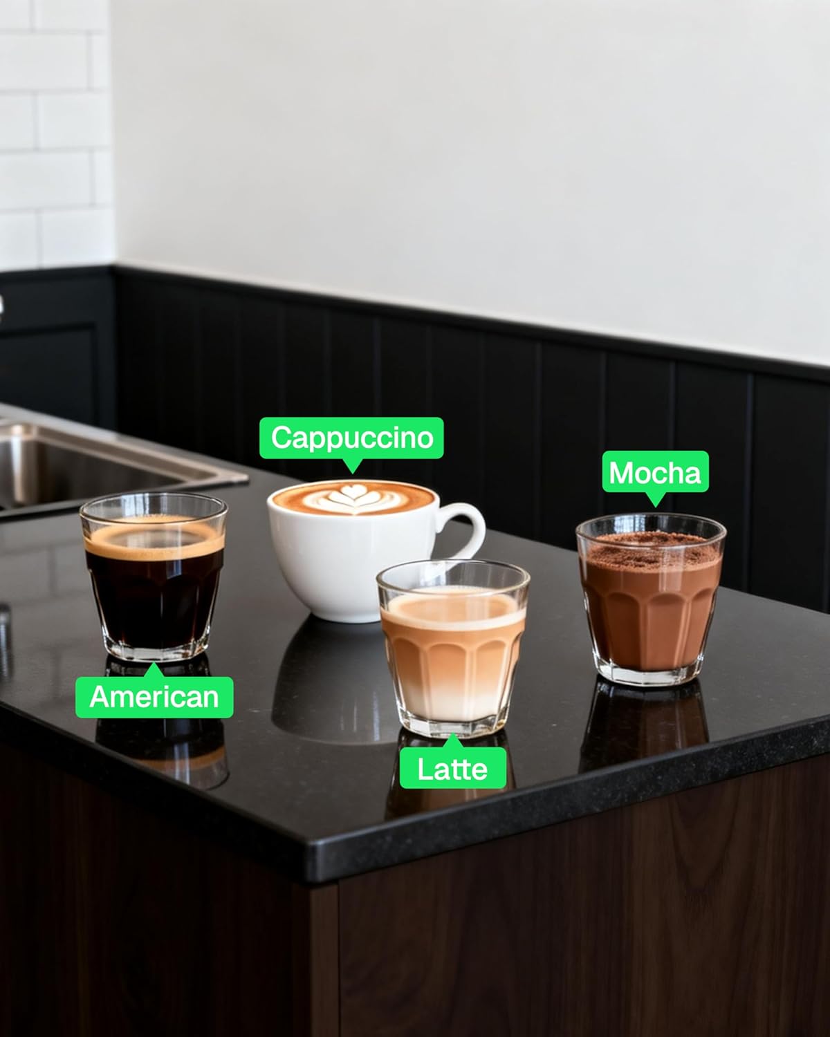 Espresso Machine, 3.5Bar Cappuccino & Latte Maker, 800W Espresso Machine Maker with Steamer