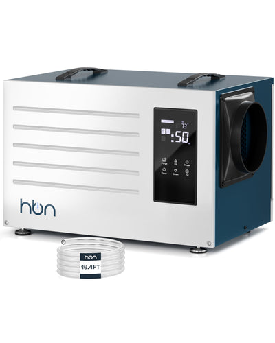 Crawl space Dehumidifier 125 Pints with Pump and Drain Hose, Industrial Dehumidifier for Basement and Commercial up to 5900 Sq. Ft