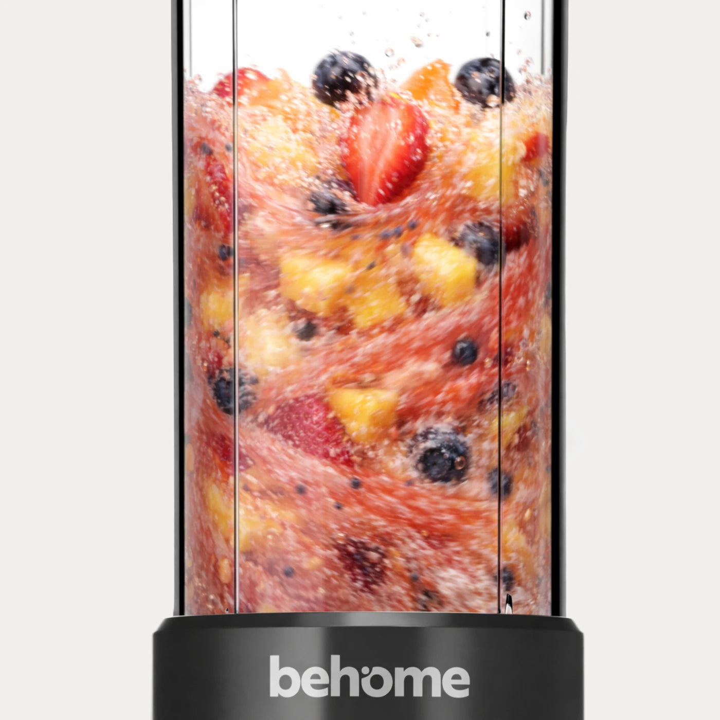 portable blender blending fruits smooth texture personal smoothie maker