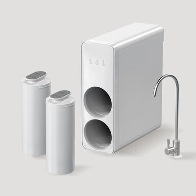 under sink reverse osmosis system with filter components and replacement cartridges