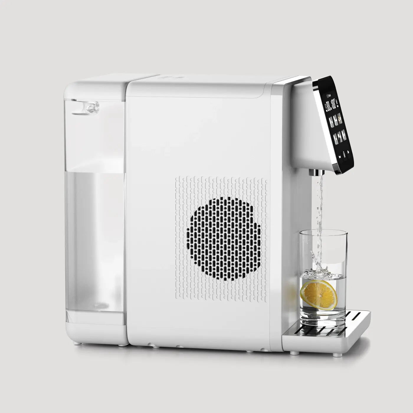 RO water purifier side view compact countertop filtration system